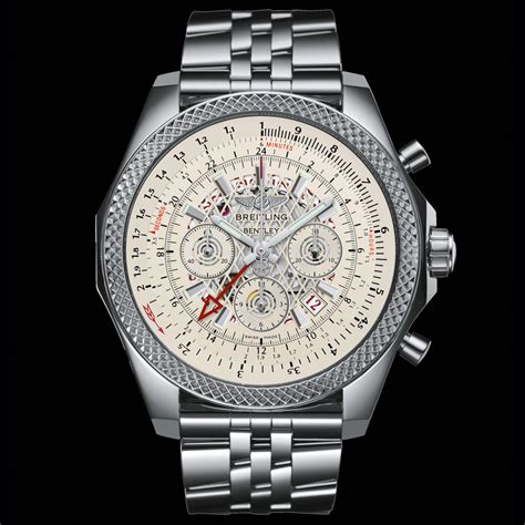 breitling bentley gmt ebay|BREITLING Bentley B04 GMT AB0431112/G774 Silver Automatic .